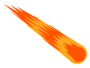 Firey comet